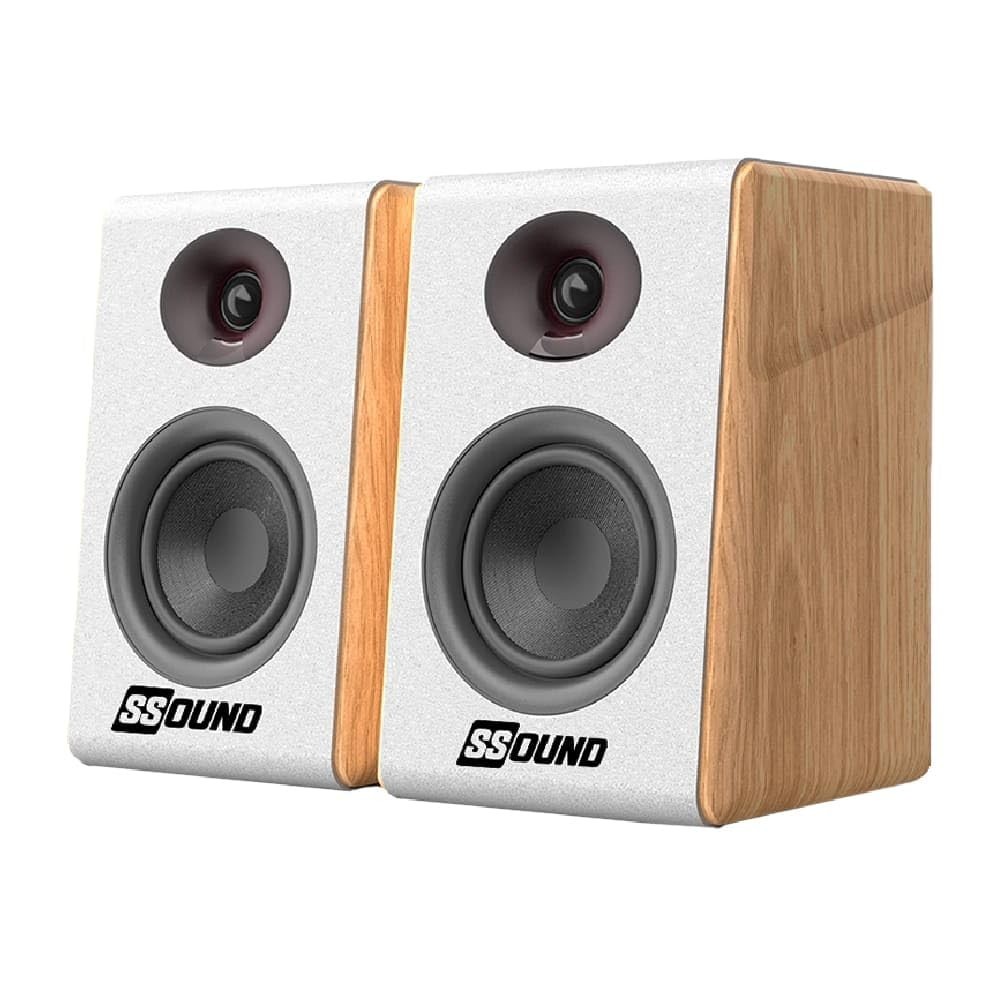 Monitor de Áudio Sound SS-003: Som Imersivo 80W RMS com Bluetooth, Óptico e USB