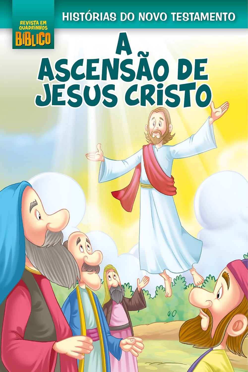 Revista em Quadrinhos Bíblico Edição 02: A Ascensão de Jesus Cristo - Histórias Inspiradoras para Crianças