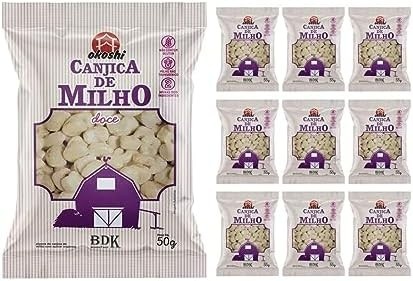 Kit com 10 Canjica de Milho com Açúcar Orgânico Okoshi
