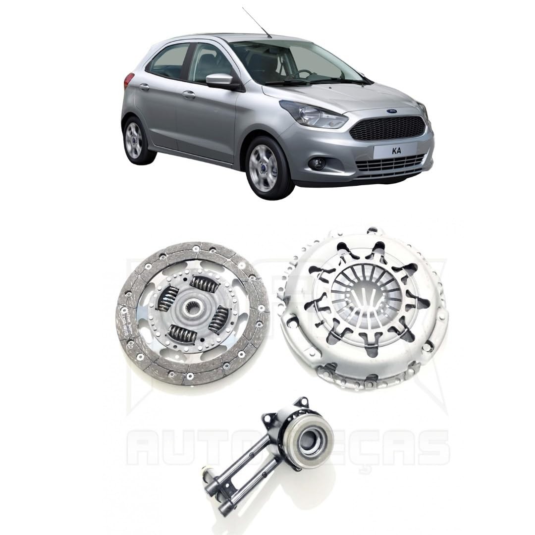Kit Embreagem Completo Ford Ka 1.0 3CC (2015-2017) - Platô, Disco e Atuador