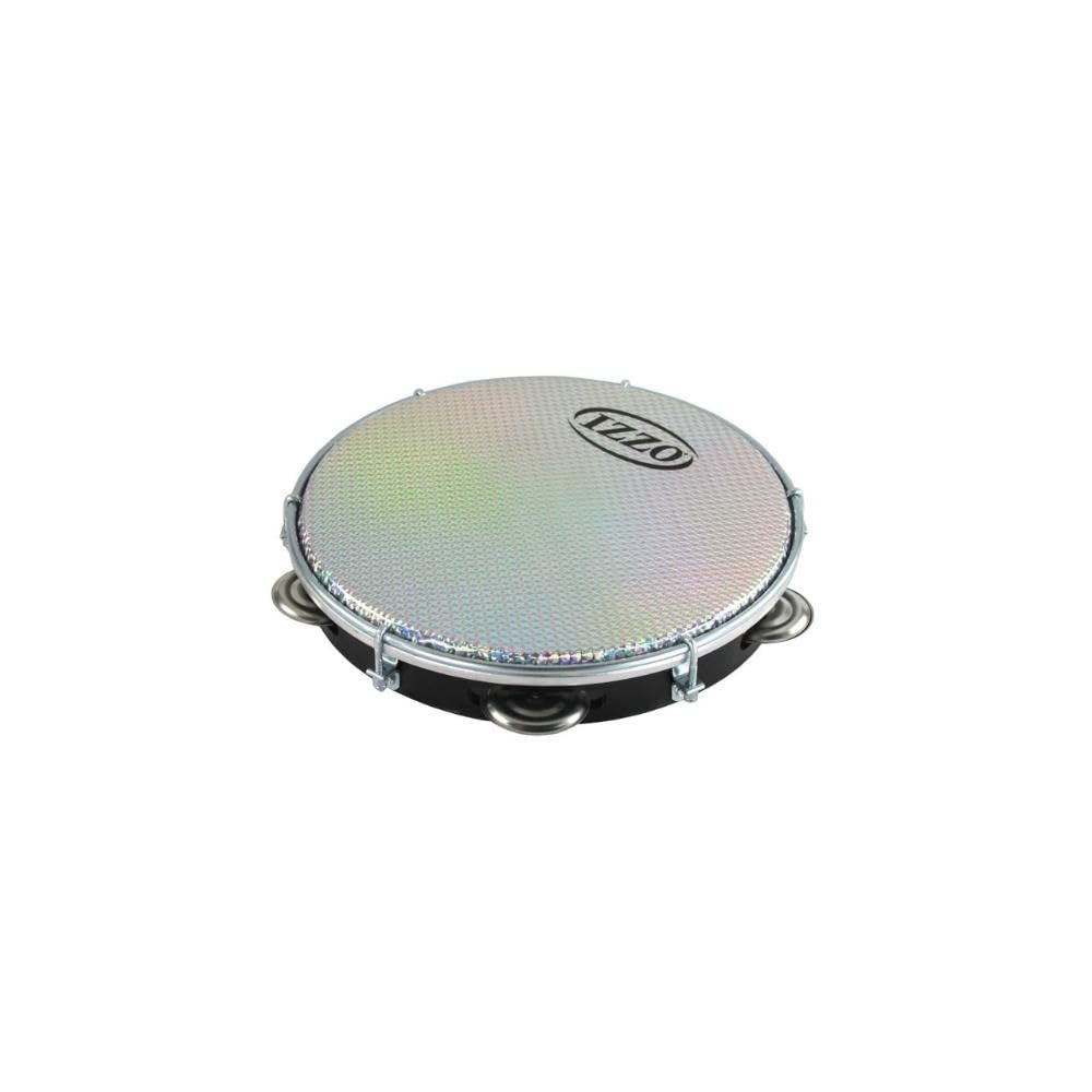 Pandeiro Izzo 10" Preto ABS: Som Vibrante e Design Moderno
