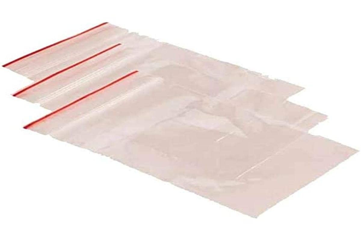 Saco Zip Transparente Vabene Nº 5 10x14 cm - Pacote com 100 Unidades