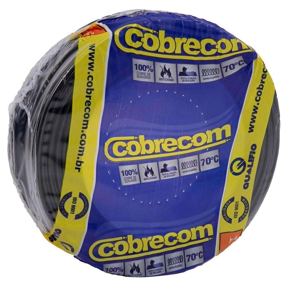 Cabo Flexível 6mm Preto 100m: Segurança e Eficiência para Sua Instalação Elétrica