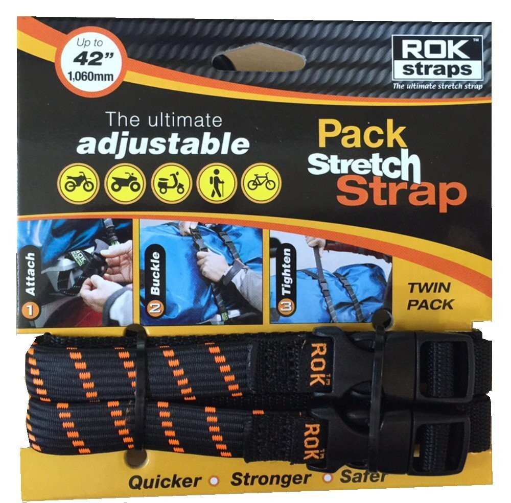 ROK Straps ROK-10306: A Alça Elástica Ajustável Essencial para Sua Moto!