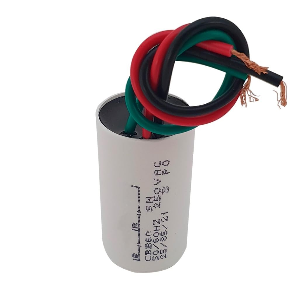 Capacitor 3 Fios 10UF para Ventilador de Teto - 250VAC 3 Velocidades