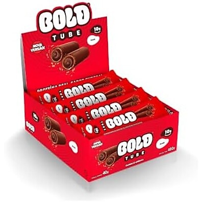 BOLD Tube Avelã: 10g Proteína (12 Un.)