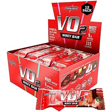 Whey Protein Integralmedica Morango: 12 Barras Energéticas