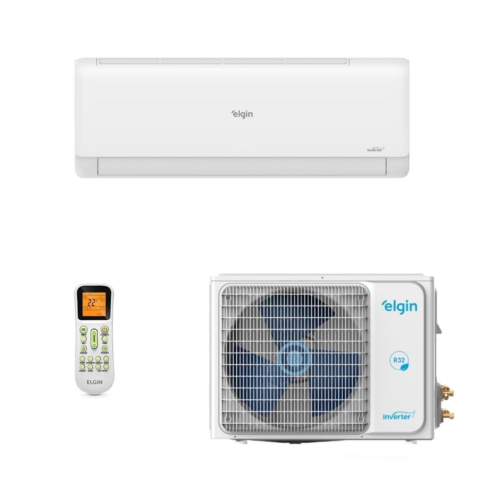 Ar-Condicionado Split Elgin Eco Inverter II Wi-Fi 12.000 BTUs R-32 Quente/Frio 220V - Eficiência e Conforto Inteligente