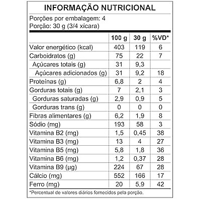 Cereal Matinal Crunch 120g: Crocância Irresistível!