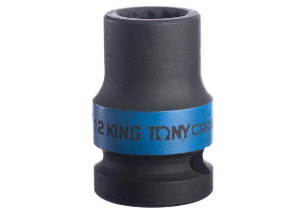 Soquete de Impacto Estriado KingTony BR 1/2" - 12mm (453012M) - Durabilidade e Precisão