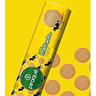 Biscoito Piraquê Leite Maltado: Sabor Irresistível 132g
