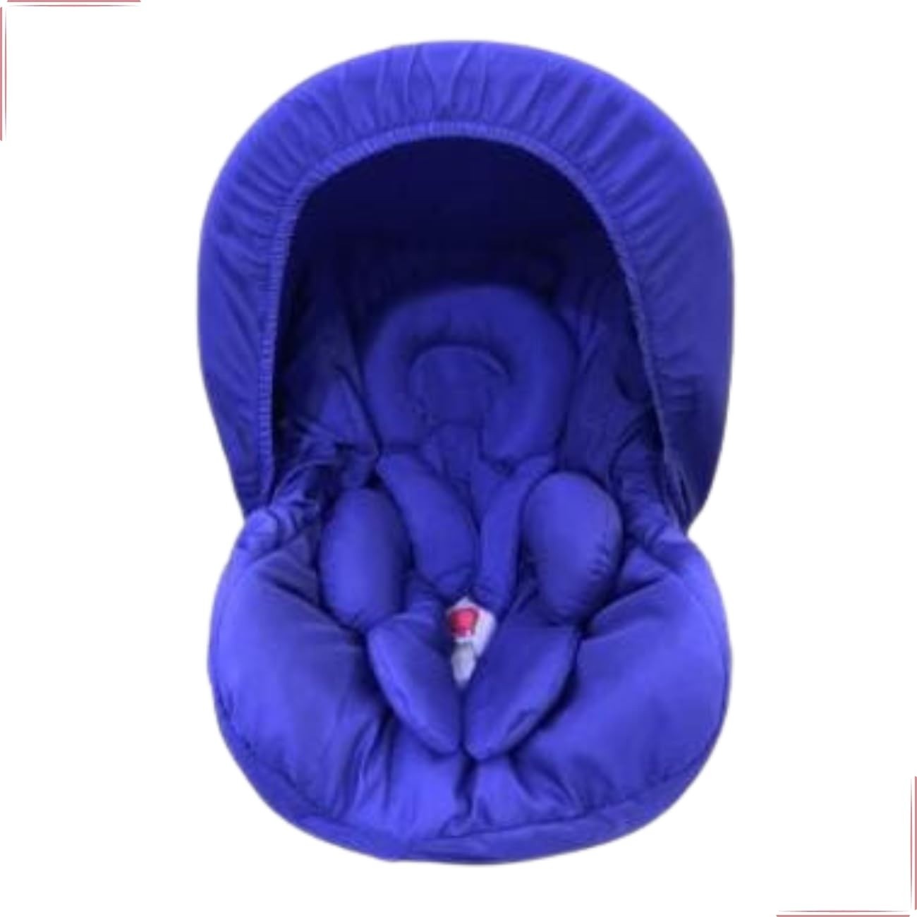 Kit 5 Peças Bebê Conforto: Capa, Protetor Cinto, Capota e Redutor (0-13kg) - Azul Royal
