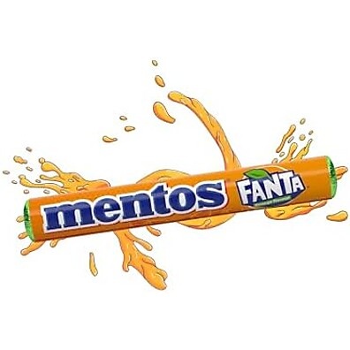 Mentos Fanta: Bala Explosão de Sabor 37,5g (14 Unidades)
