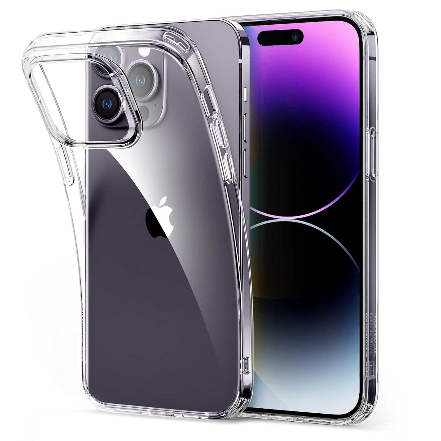 ESR Capa Transparente para iPhone 14 Pro: Proteção Project Zero Fina e Resistente