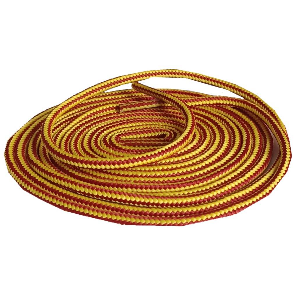 Cadarço Botas e Tênis: Amarelo/Vermelho 1,40m