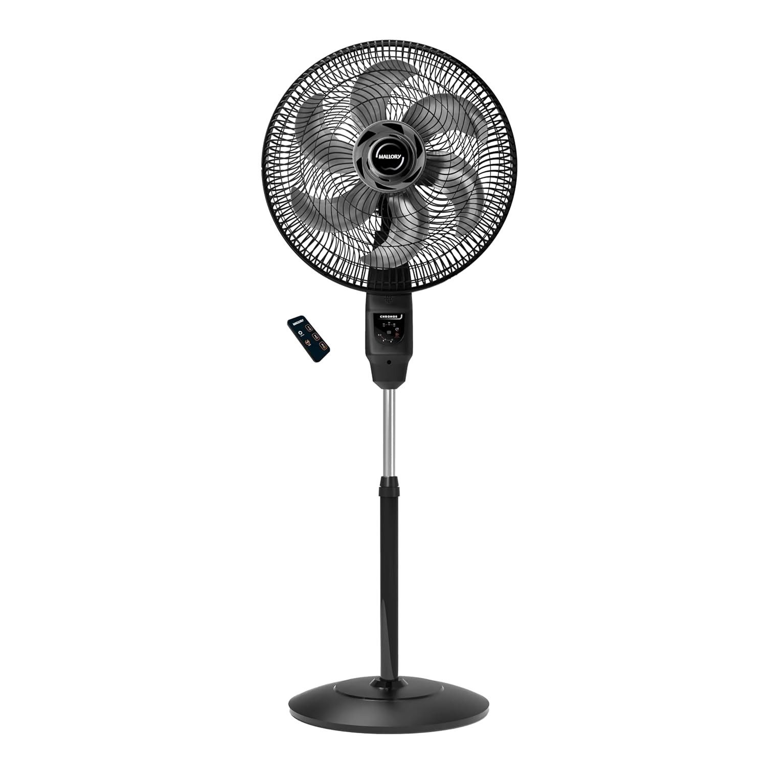 Ventilador de Coluna Mallory Chronos 140W com Controle Remoto | 6 Pás Silencioso e Auto Desligamento