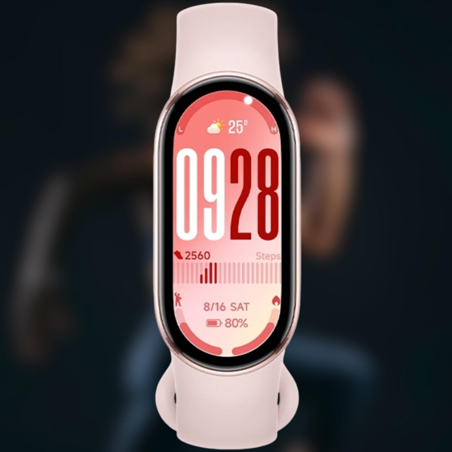 Mi Band 10 Smartband Global Rosa: Pulseira Inteligente AMOLED 1.72", 150 Esportes, Impermeável