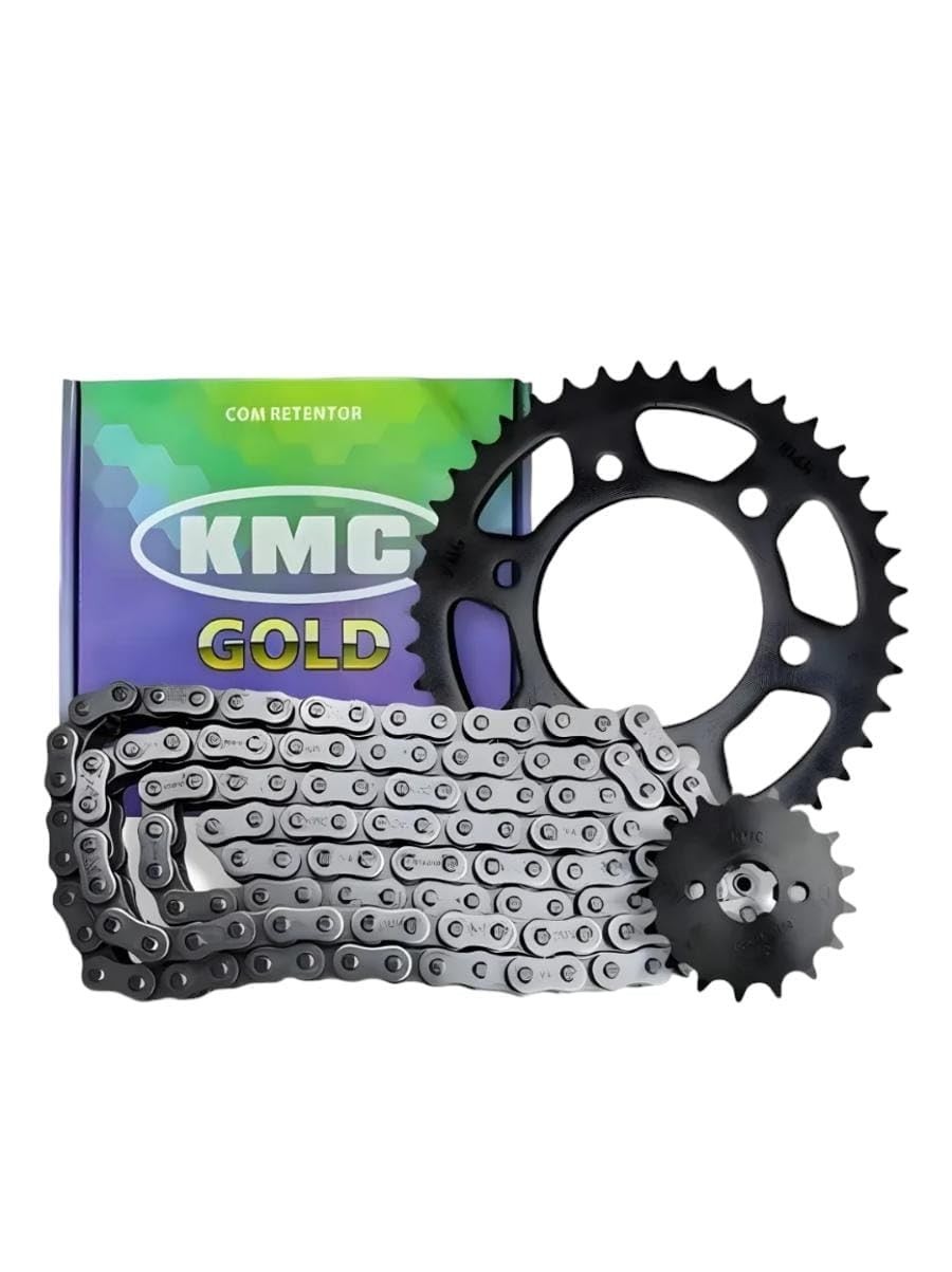 Kit Relação KMC para Yamaha Fazer 150 (2014) com Retentor: Durabilidade e Performance