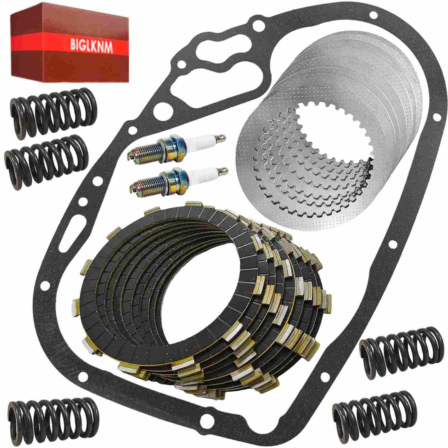 Kit Completo de Embreagem Aço e Fricção + Vela para Suzuki Boulevard C90/T e Intruder 1500 VL1500
