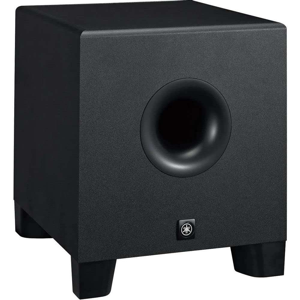 Subwoofer Amplificado Yamaha HS8S Preto 150W: Graves Profundos e Precisos