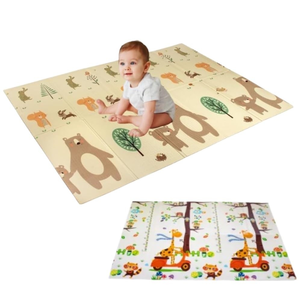 Tapete Térmico Infantil Dupla Face 150x200cm com Bolsa - Baby Toys®