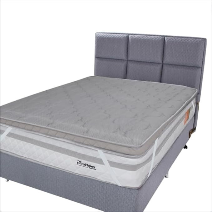 Pillow Top Queen Espuma D45 Firme 158x198x5cm - Conforto Premium com Toque Suave
