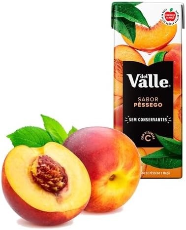 Pack de DEL VALLE PESSEGO TP 200ML 18 unidades