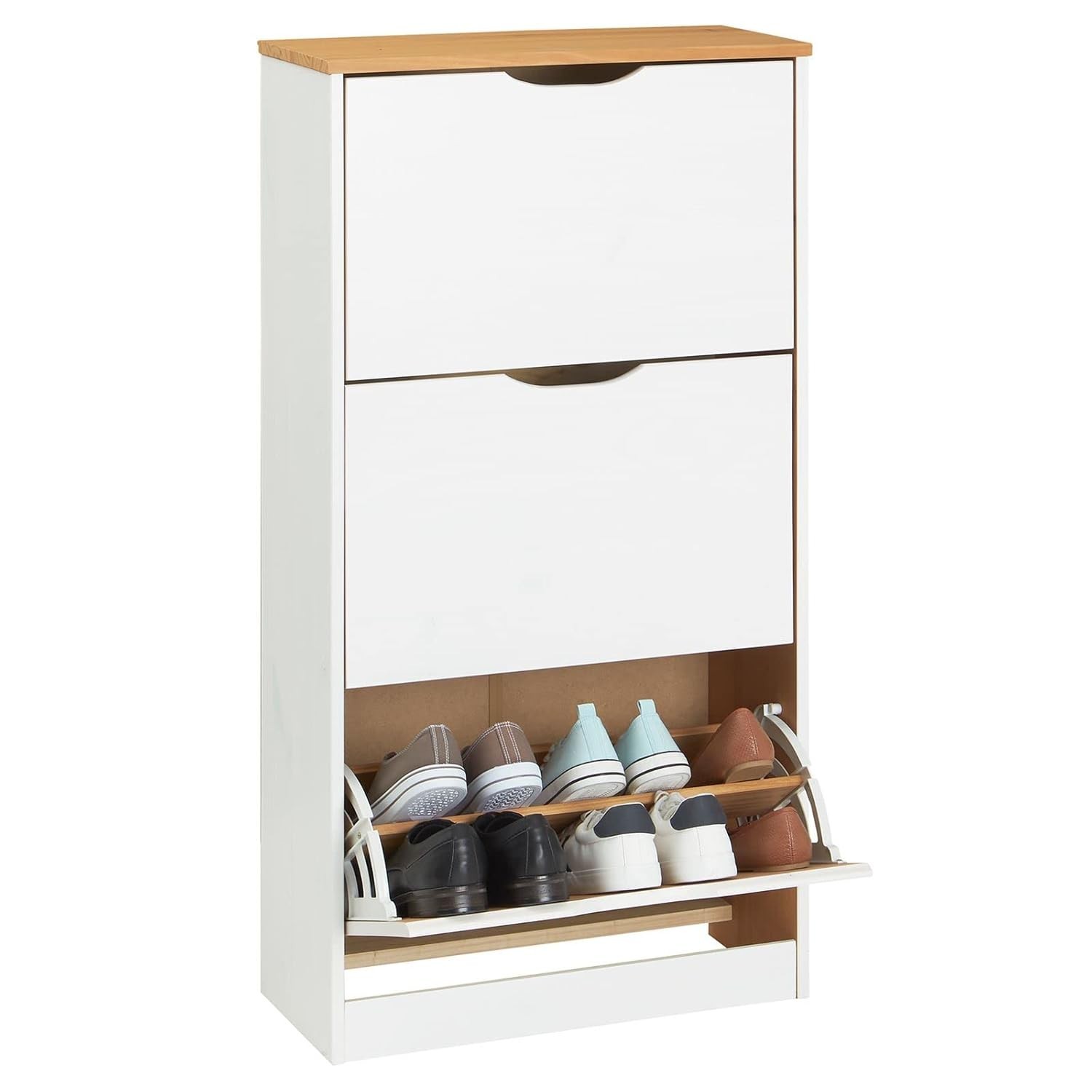 Sapateira Basculante IDIMEX 3 Portas - Organize até 18 Pares com Estilo