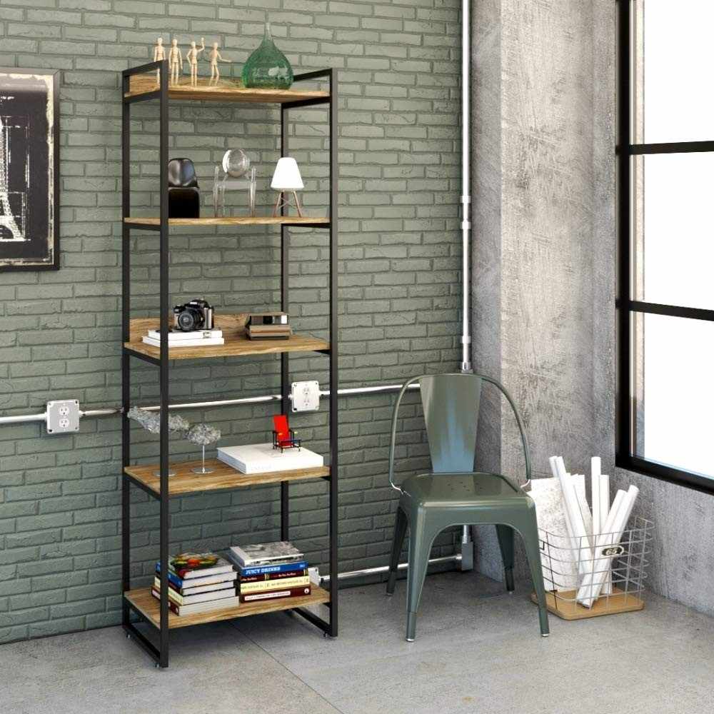 Estante Multiuso 5 Prateleiras 187x60cm Estilo Industrial Moderno | Design Versátil e Resistente