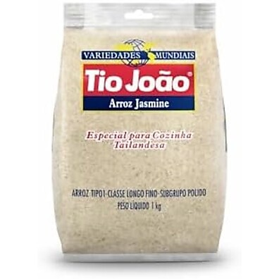 Arroz Jasmine Tio João: Sabores do Mundo 1kg