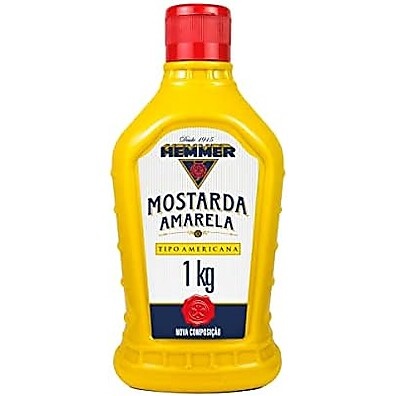 Mostarda Amarela Americana Hemmer Squeeze 1kg: Sabor Intenso!