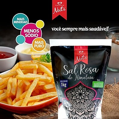 Sal Rosa Himalaia Fino 1kg: Puro Sabor e Saúde