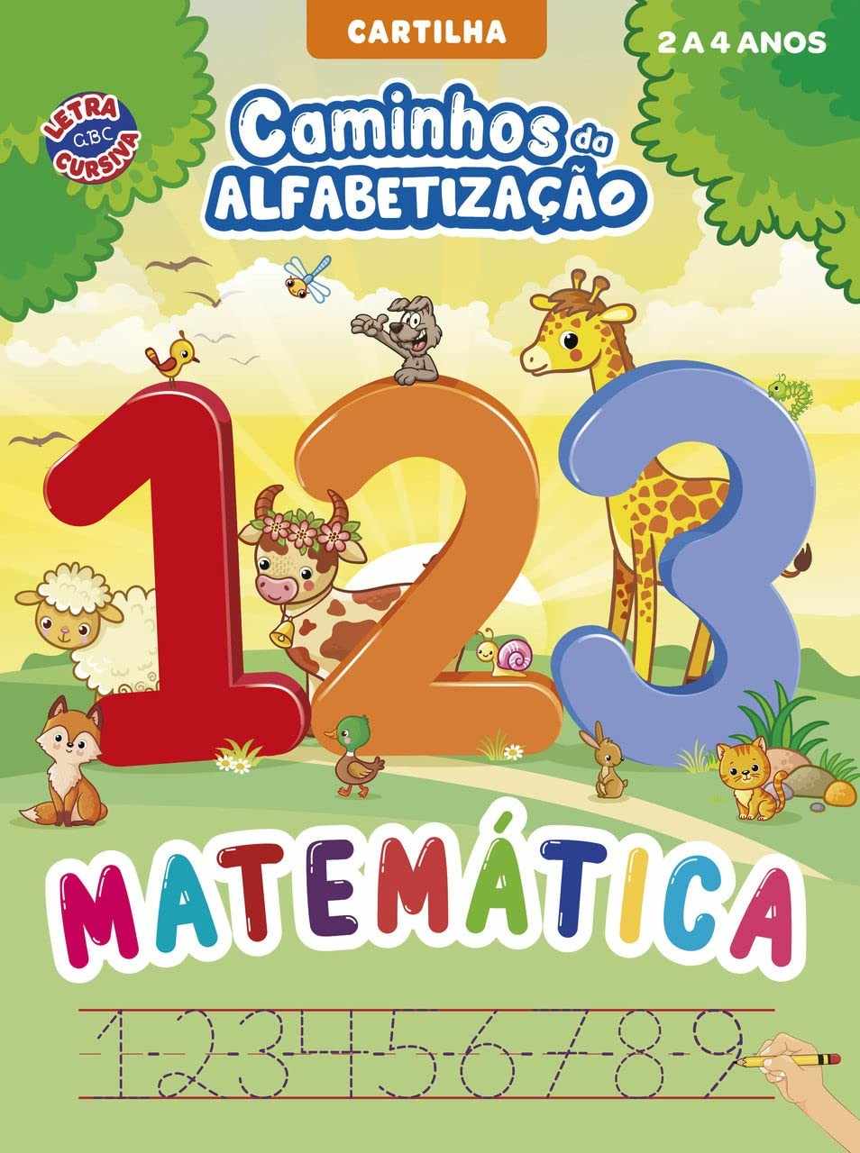 Caminhos da Alfabetização: Matemática Divertida para Crianças de 2 a 4 Anos