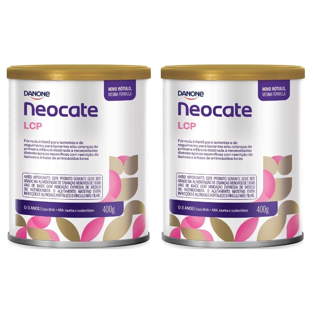 Leite LCP Fórmula Infantil em Pó - 2 Latas de 400g | Nutrição Premium para Bebês