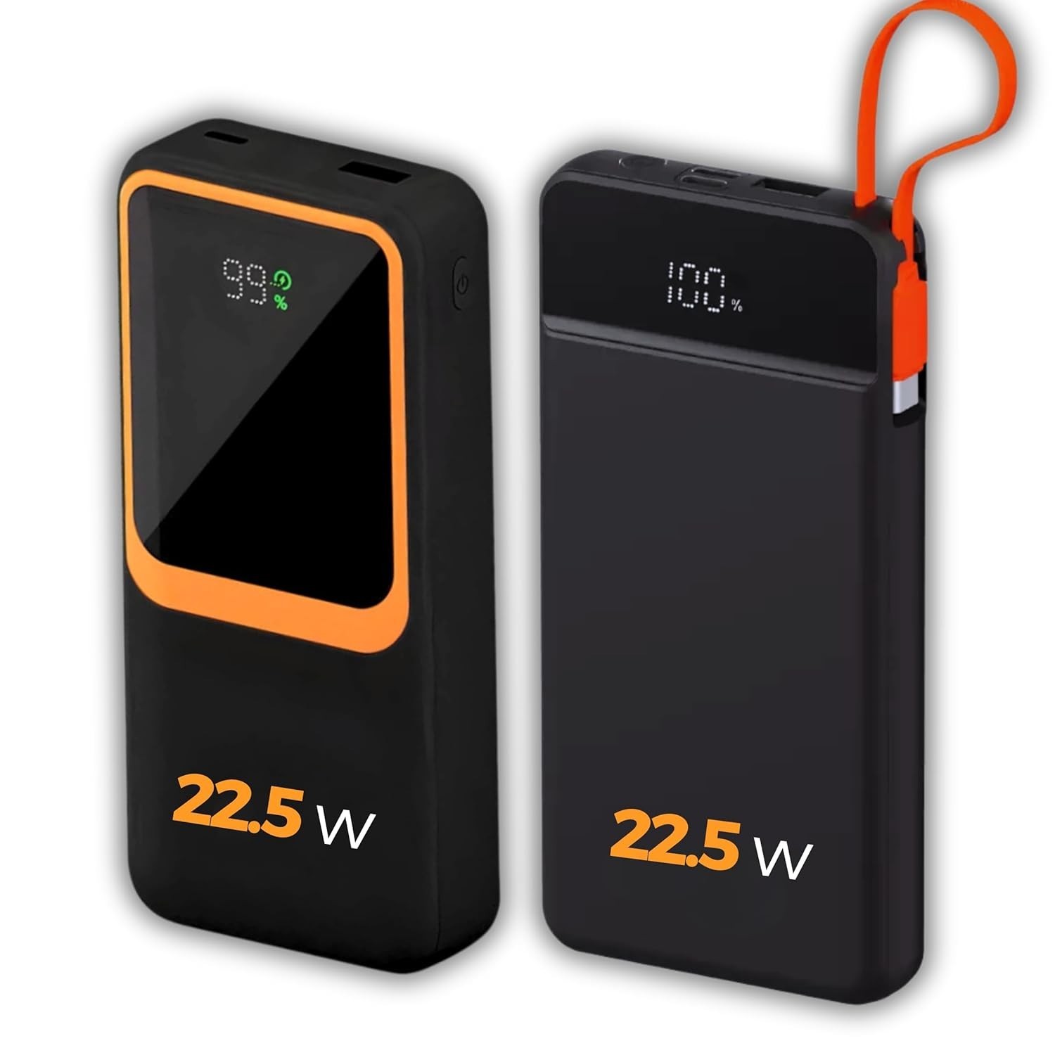 Power Bank 20000mAh Turbo 22.5W: Carregamento Ultra Rápido com Visor LED
