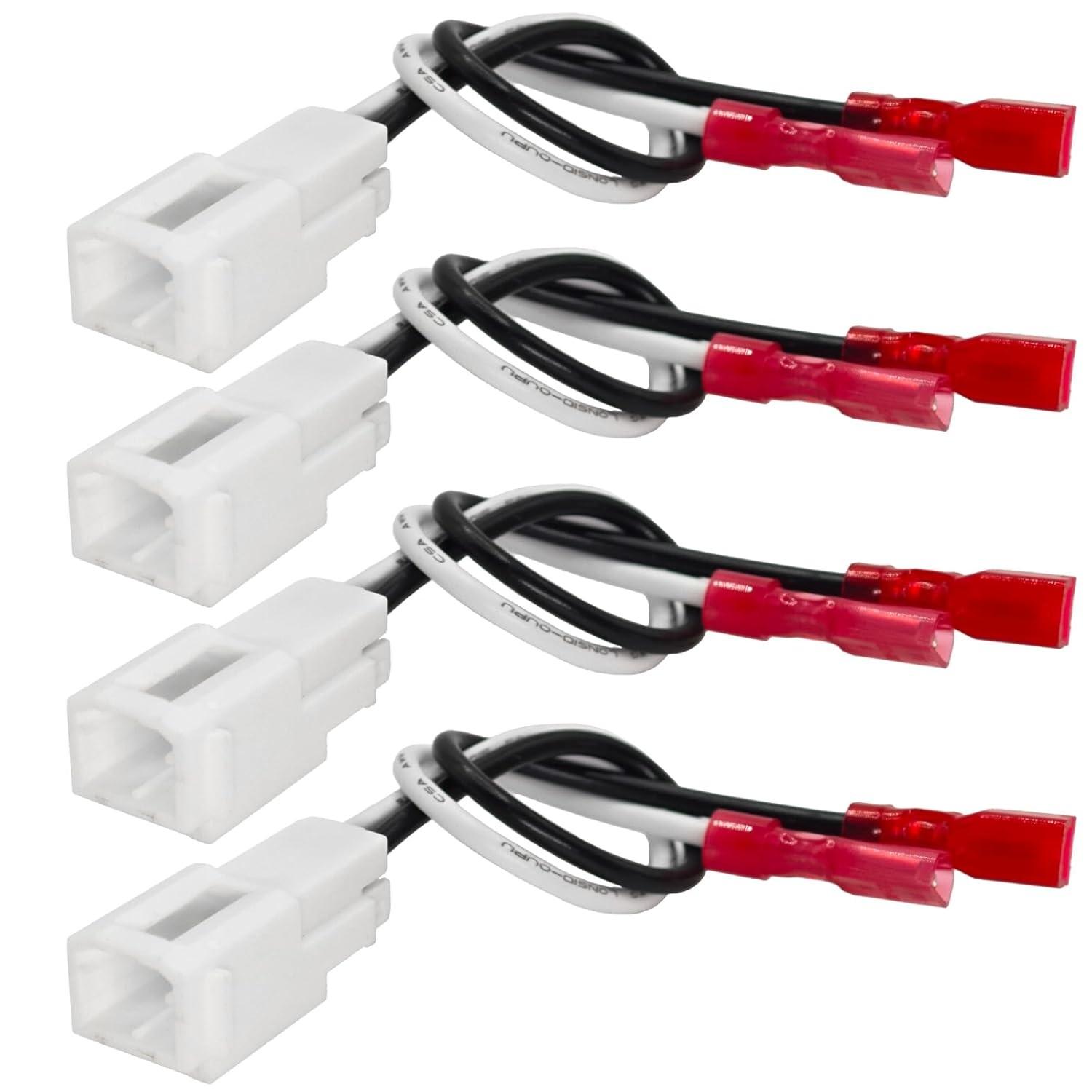 Adaptador Fiação Tweeter Painel Frontal 4 Peças para Dodge Ram, Jeep e Chrysler (2005-2022)