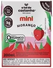 A Tal da Castanha Bebida Vegetal Mini Caju e Morango, 200mL