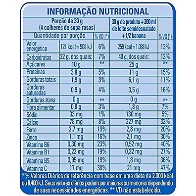 Nestlé Farinha Láctea: Nutrição e Sabor Tradicional 210g