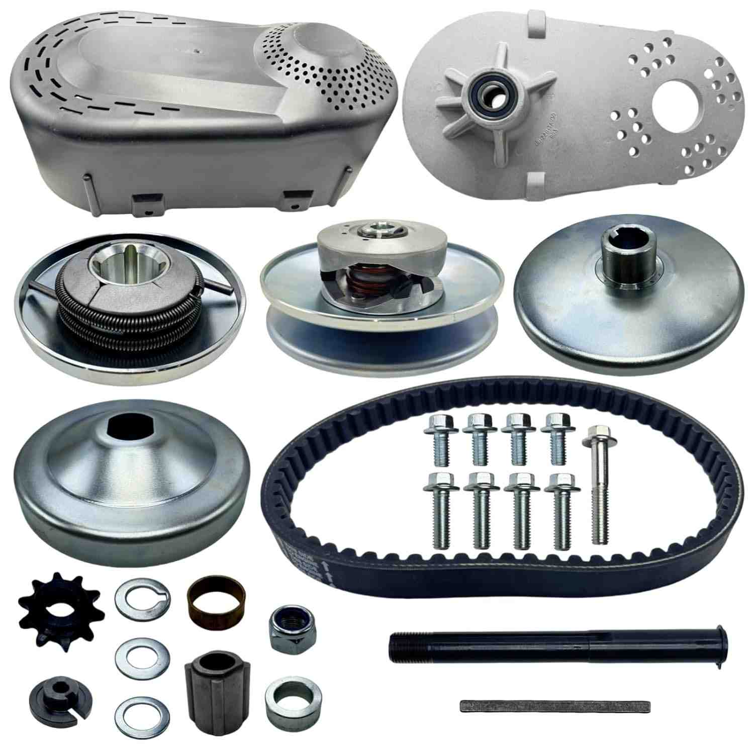 Conversor de Torque 212CC Série 30 6.5 HP para Kart e Mini Moto - Embreagem 10T #40/41/420