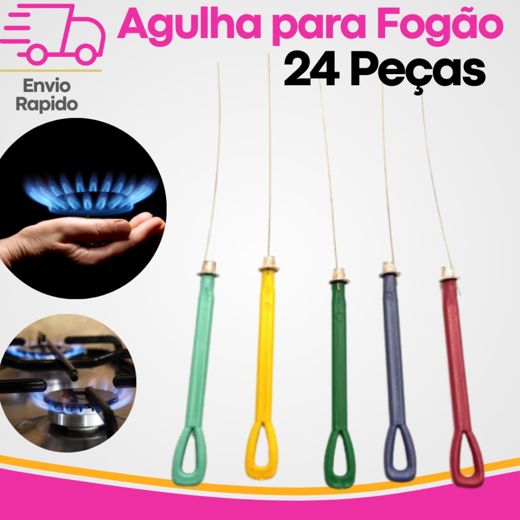 24 Agulhas de Arame para Fogão: Limpeza Rápida e Eficiente