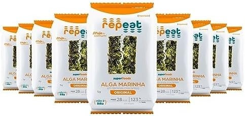 Kit 24 Unidades Snack De Alga Marinha 5g Tradicional