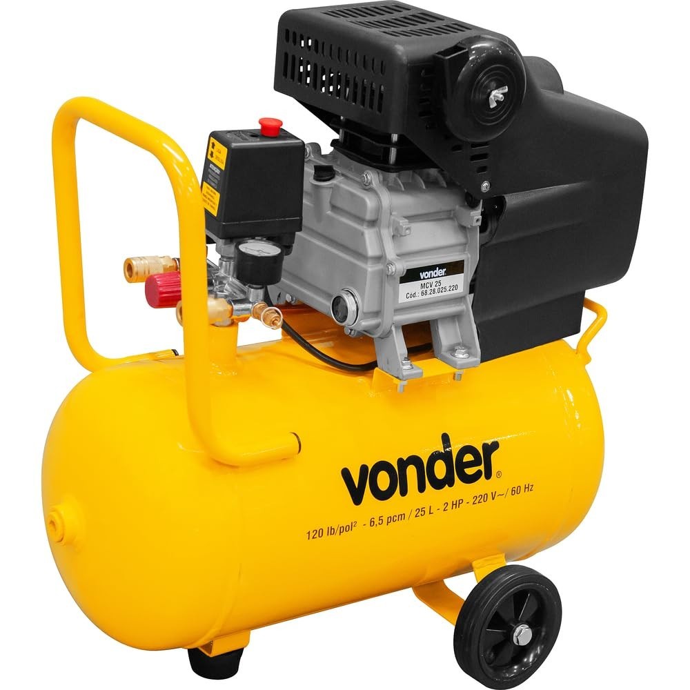 Motocompressor de Ar Vonder MCV 25: Potência e Versatilidade para Suas Tarefas!