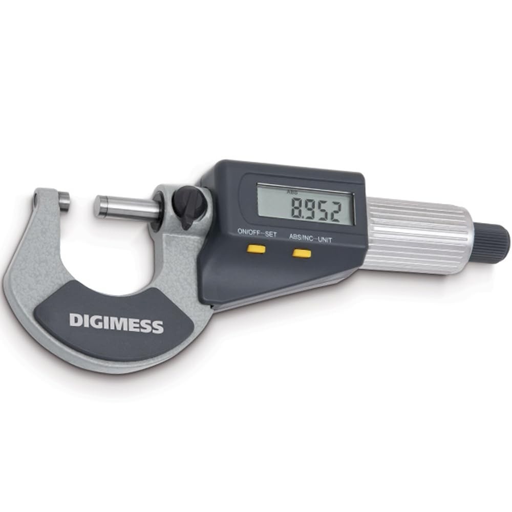 Micrômetro Externo Digital Digimess 0-25mm IP40: Precisão e Durabilidade Garantidas