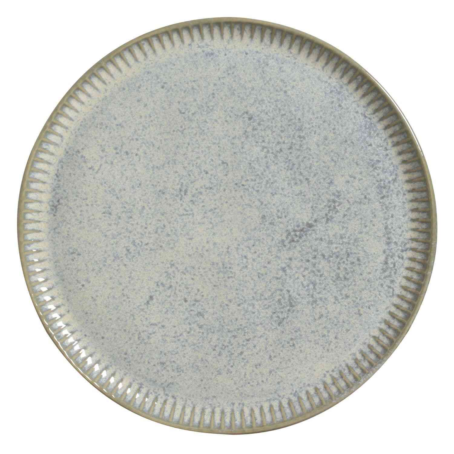Conjunto com 6 Pratos Raso Porto Brasil Linhas Green Granite 27,5cm - Seguro para Forno e Microondas