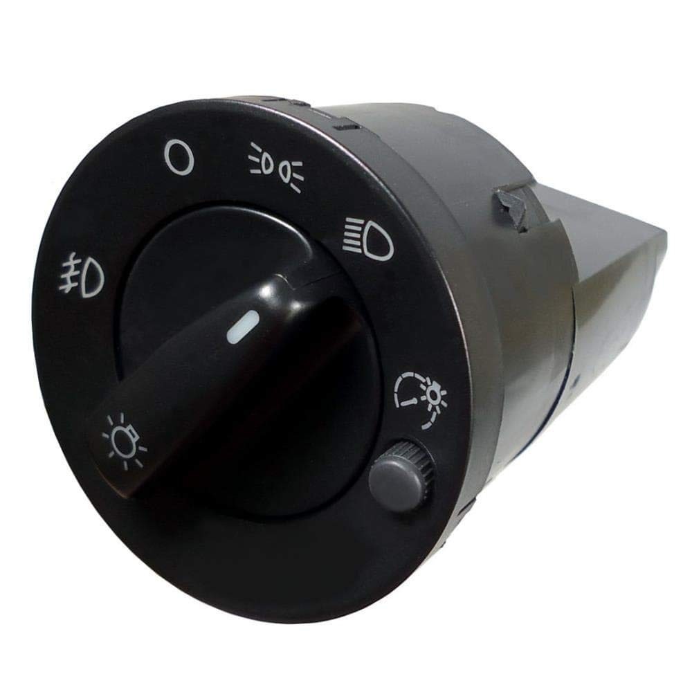 Chave de Luz com Dimmer DNI 2139 para VW Gol Geração 3 - Farol e Neblina