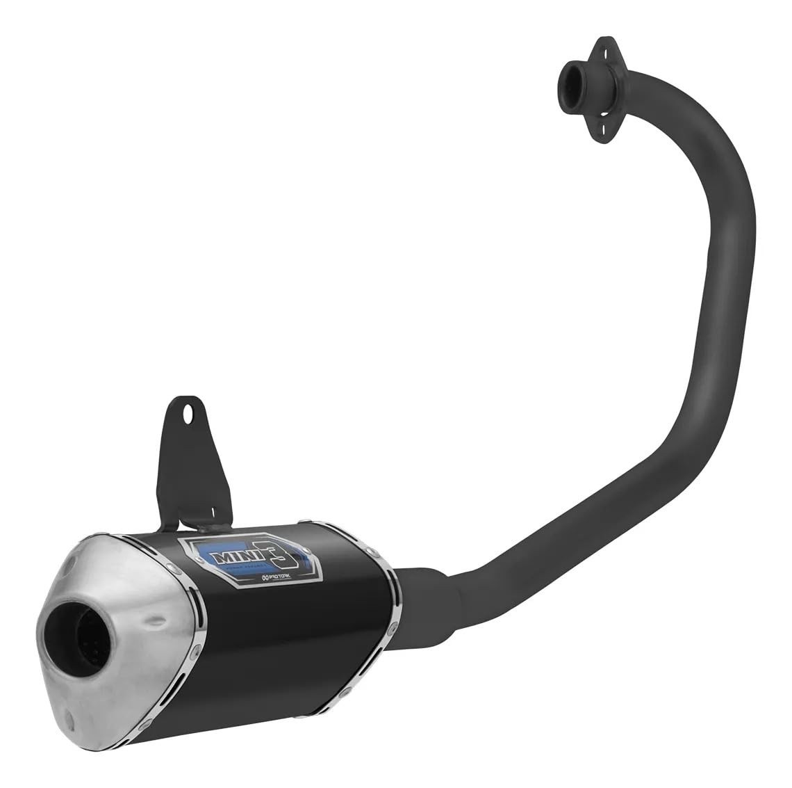 Escapamento Esportivo Pro Tork Mini 3 Trioval para Honda Fan/Cargo/Start 160 (16/17) - Ronco Agressivo e Design Moderno