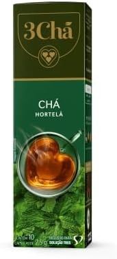 3 Corações Cápsula Tres Chá Hortelã