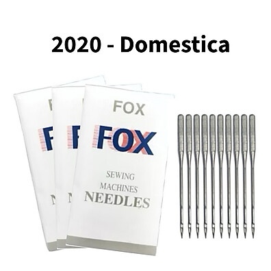 30 Agulhas 2020 para Máquina de Costura - Kit Completo