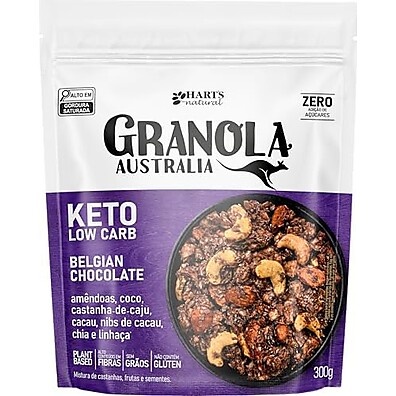 Granola Keto Chocolate Belga Harts Natural 300g