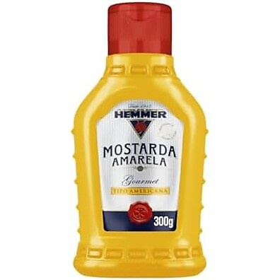 Mostarda Amarela Americana Premium Hemmer Squeeze 300G